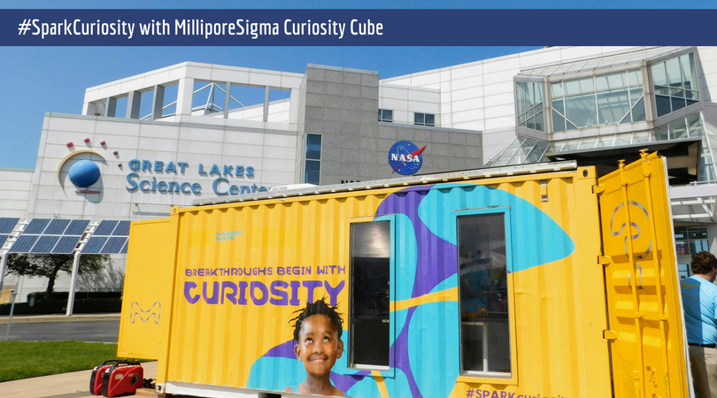 MilliporeSigma's Curiosity Cube Comes to Great Lakes Science Center #SPARKCuriosity