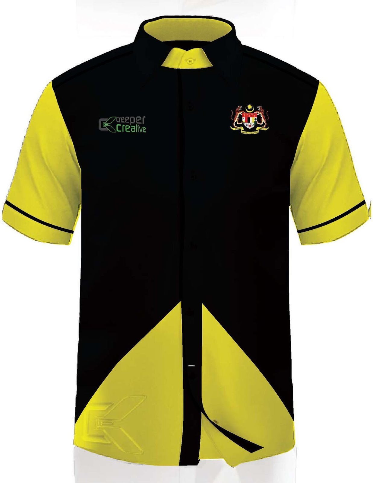 Corporate Shirt Yellow-7 - Template Kemeja