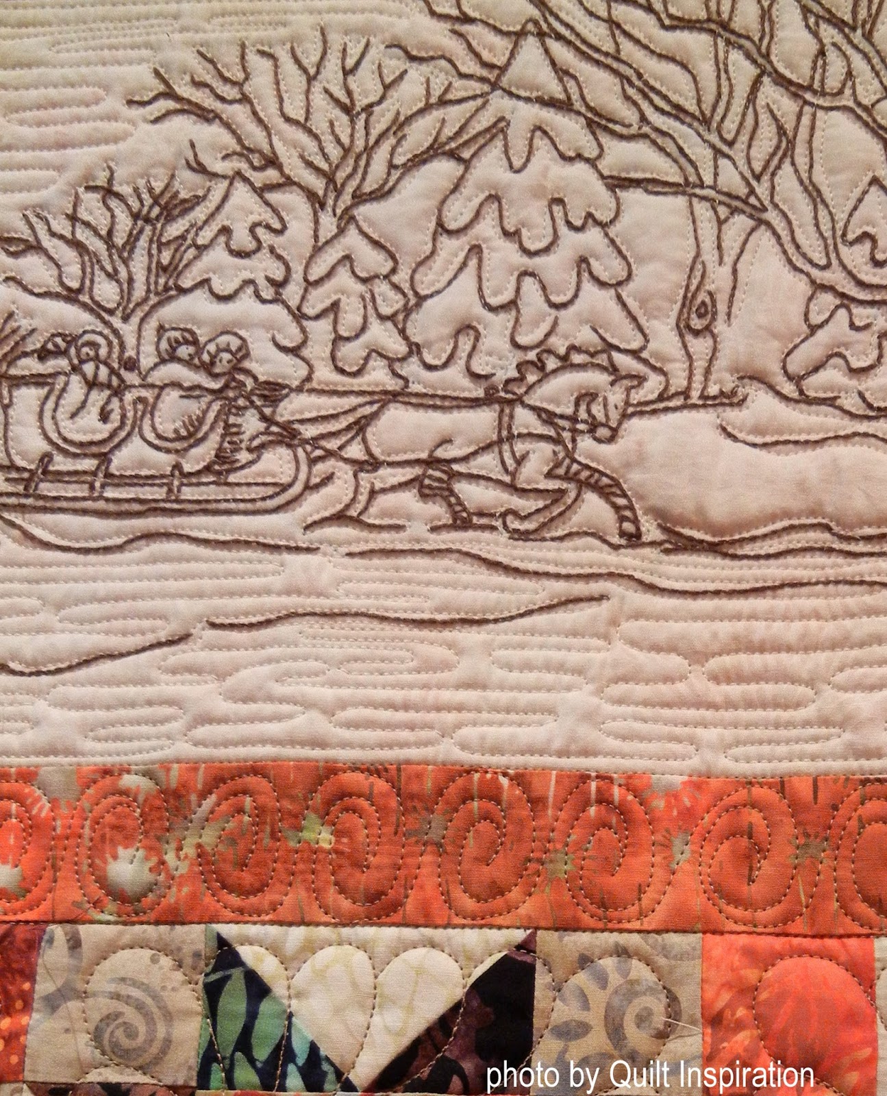 Quilt Inspiration Over The River And Through The Woods