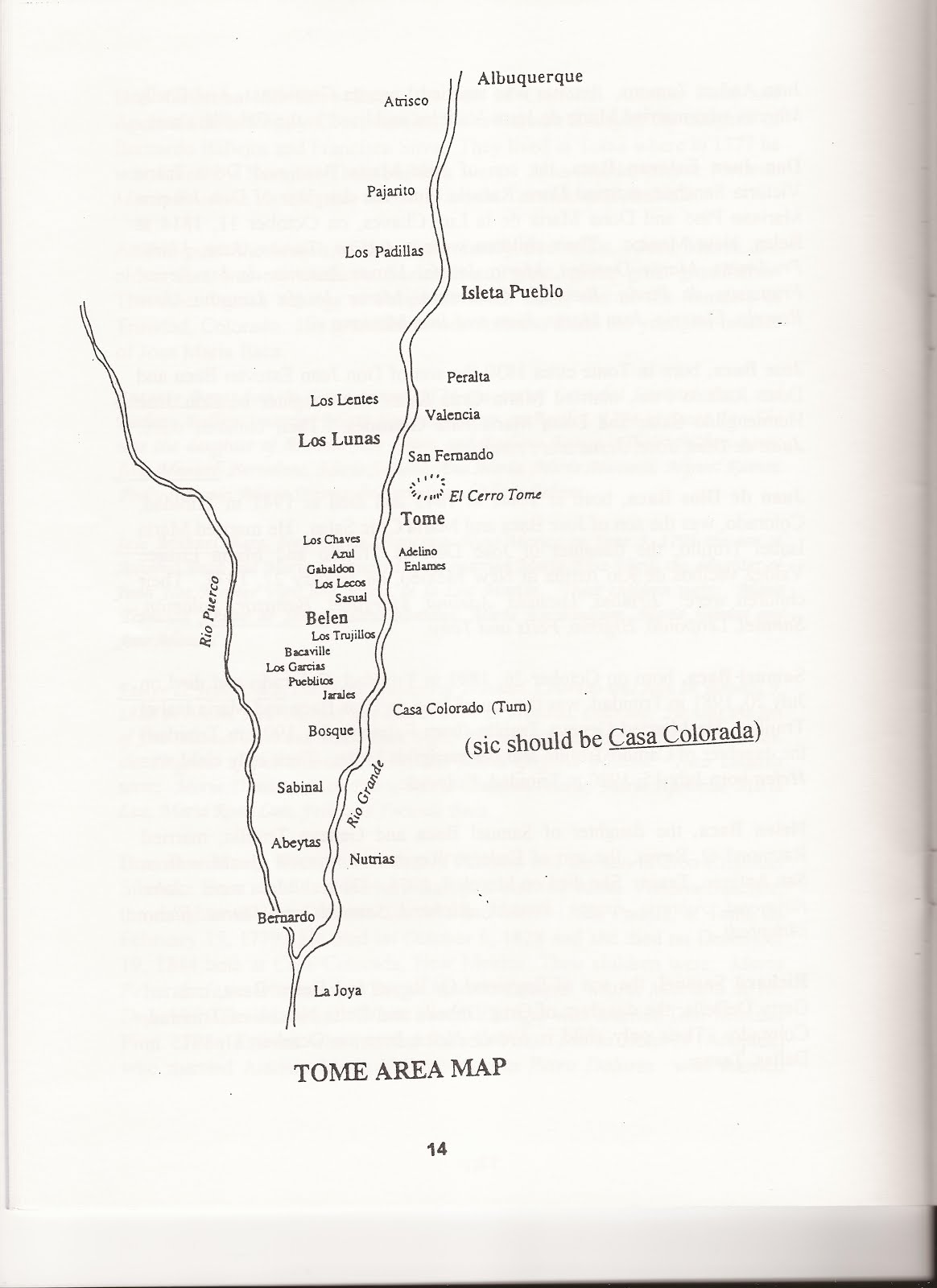 More Thoughts From New Mexico Tome, New Mexico Area Map