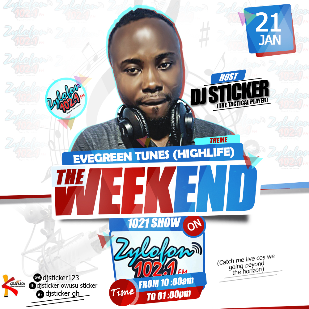 Dj Sticker Gh Radio Ad Design Kojorep Gfx Kojo Rep Graphics