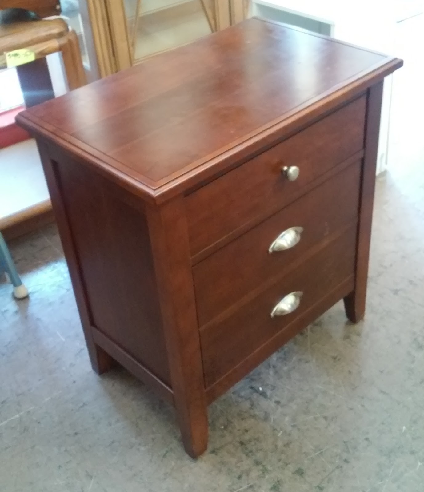 UHURU FURNITURE & COLLECTIBLES SOLDVaughan Modern Cherry Nightstand 65