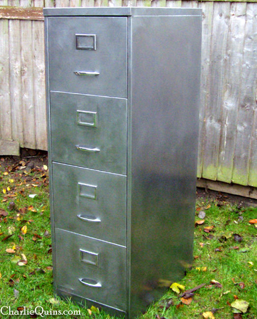 Retro Furniture Vintage Retro 4 Drawer Filing Industrial