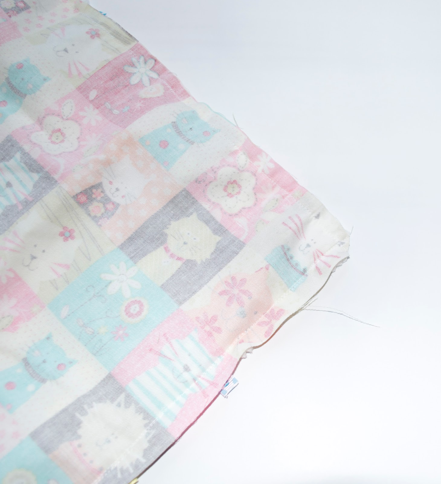 Let's begin sewing... Tag Blanket Tutorial