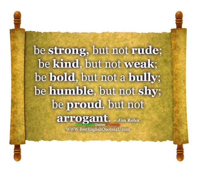 be strong, but not rude