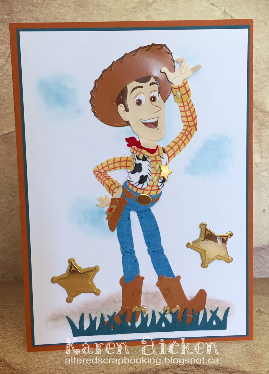 Altered Scrapbooking: &lsquo;Woody&rsquo; Birthday Card