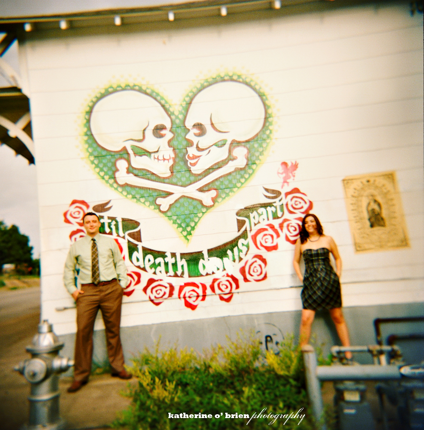 lauren and jonathan/Austin Mural Engagements! | katherineophoto