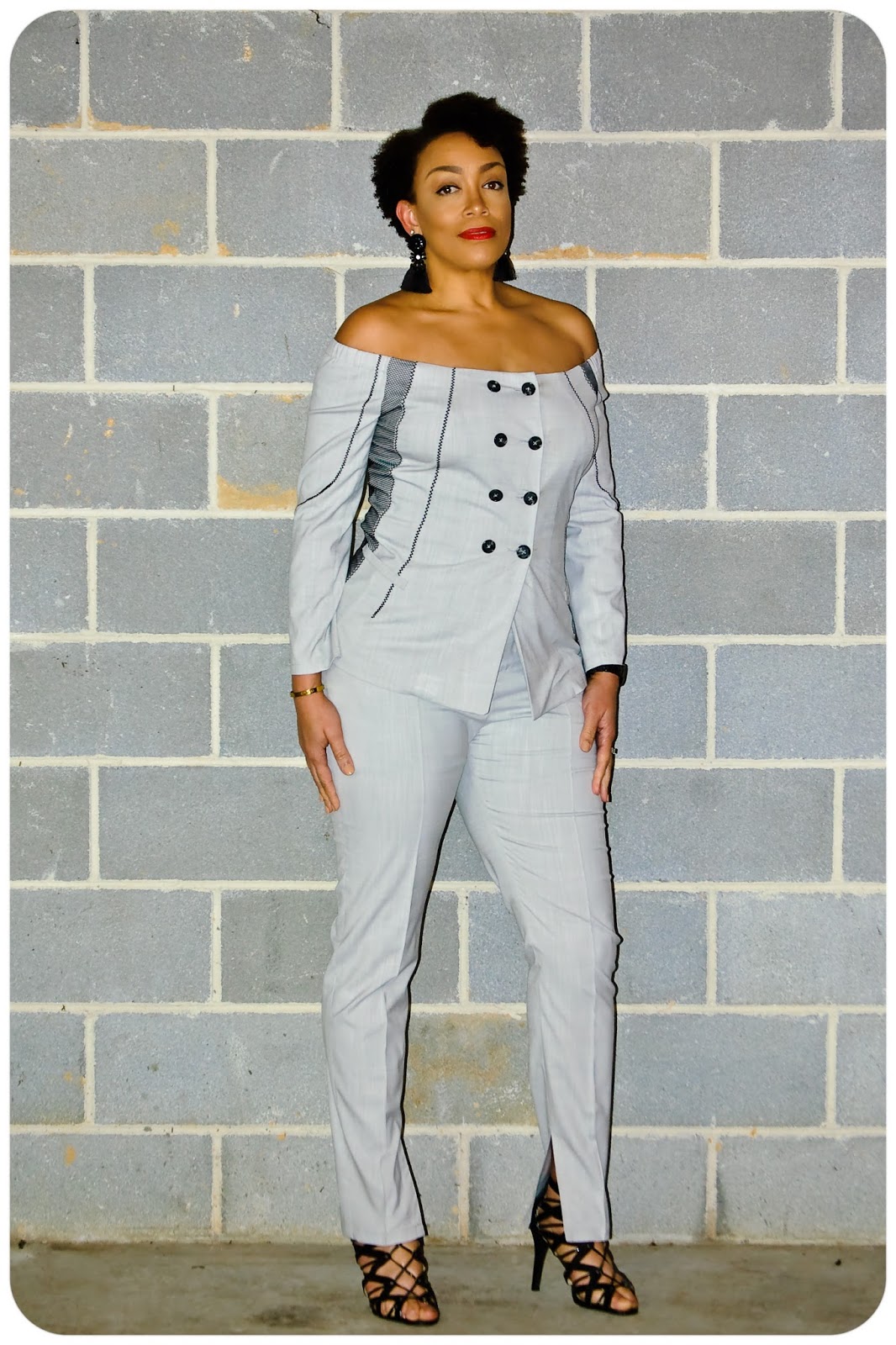 Vogue Patterns 2893 Jacket and DP Studio LE302 Pants -- Erica Bunker DIY Style!