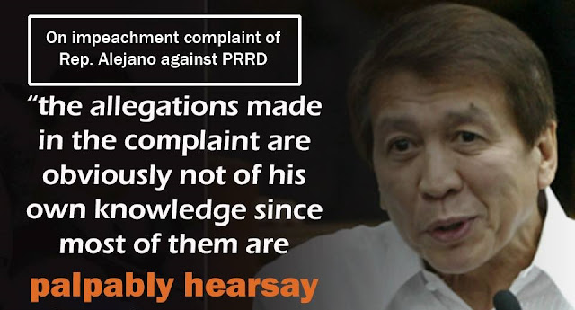Rep. Rudy Farinas: 'Allegations in the impeachment complaint are just hearsay'