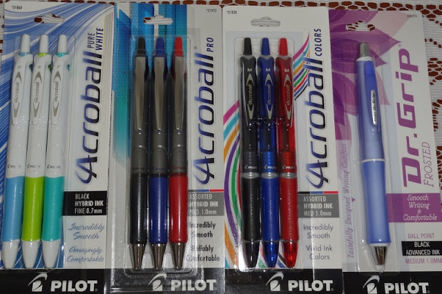 Pilot Pens- great for writing
