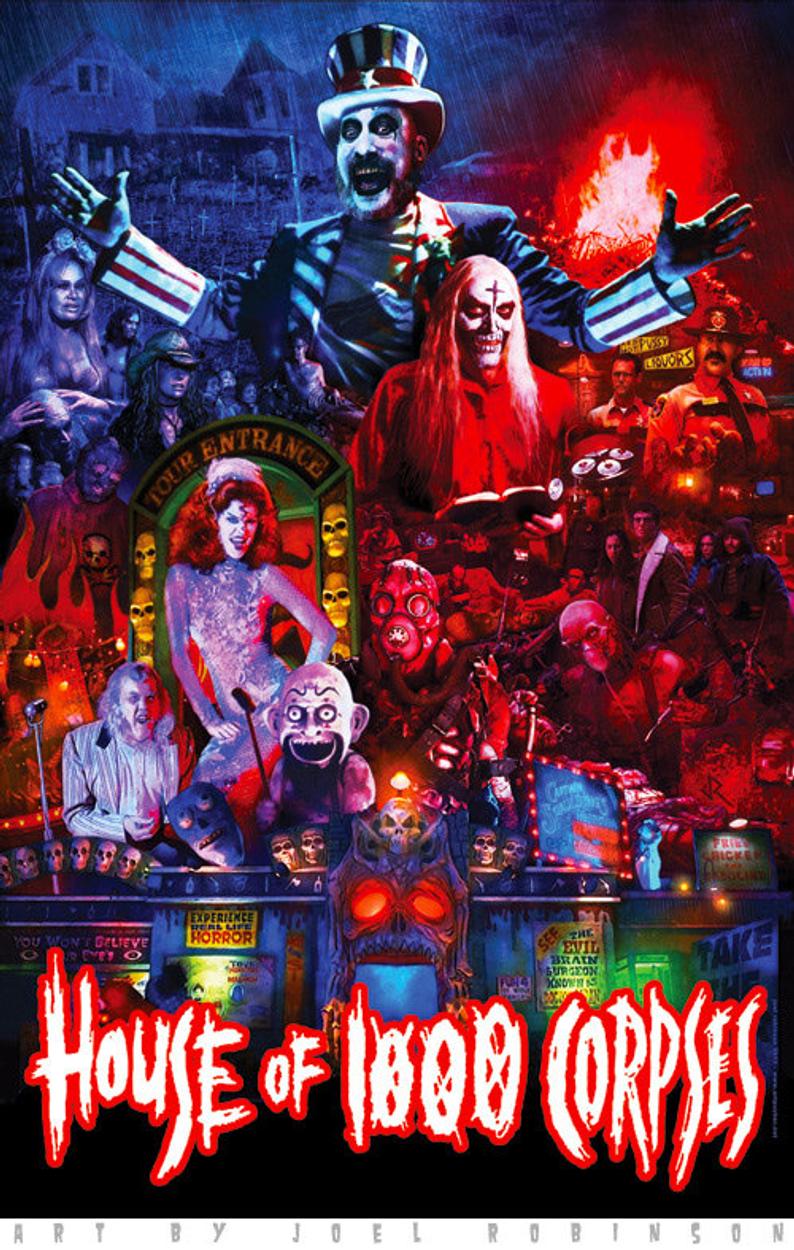 The Horrors of Halloween: HOUSE OF 1000 CORPSES (2003) Artwork / Poster