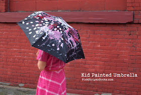 Kid Painted Umbrella- Mother's Day Gift Idea