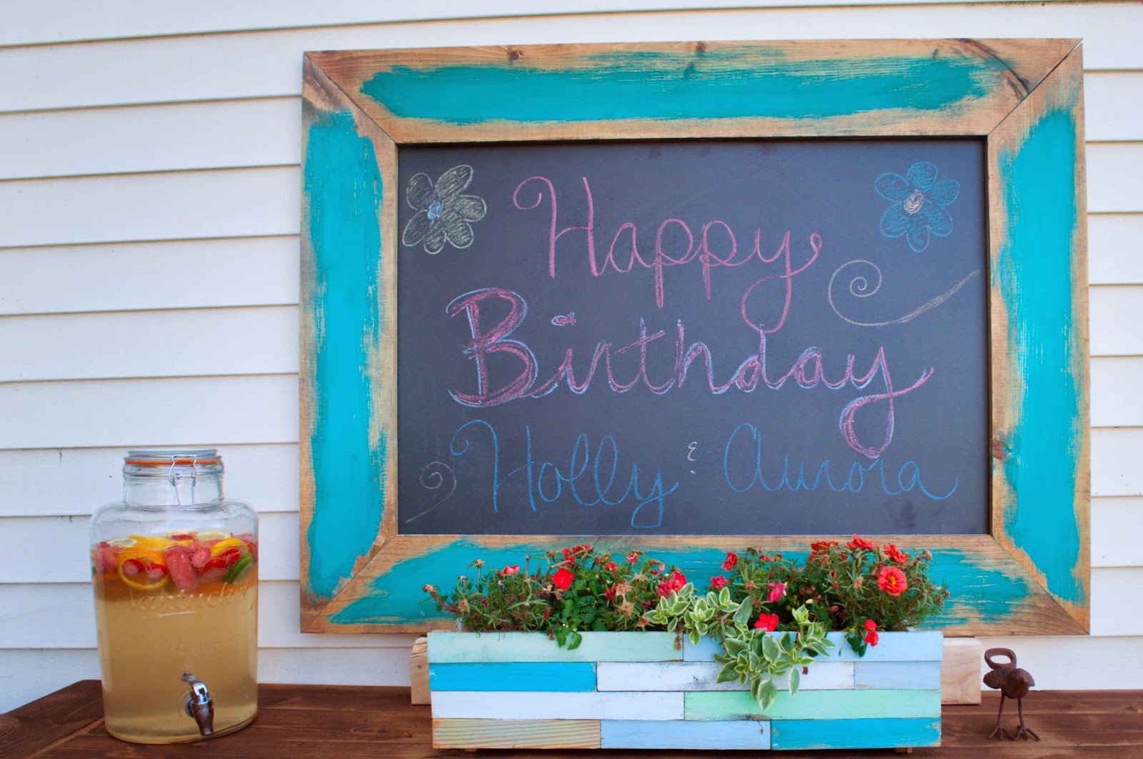 Always Chasing Life Outdoor Chalkboard