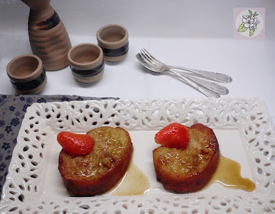 Torrijas Veganas con Almibar de Vino Dulce y Agave