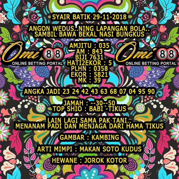 Tebak Angka Togel Hongkong 29 November 2018 Togel Live