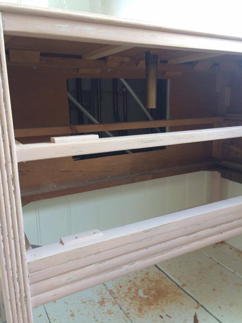 Makeover Turning a chest of drawers into a bathroom sink unit