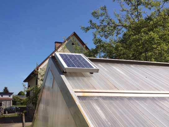 Solarlüfter Gewächshaus Amilton