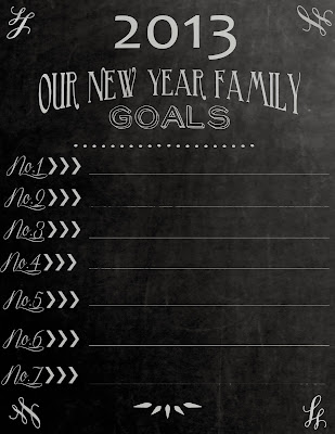 new years resolutions printable 