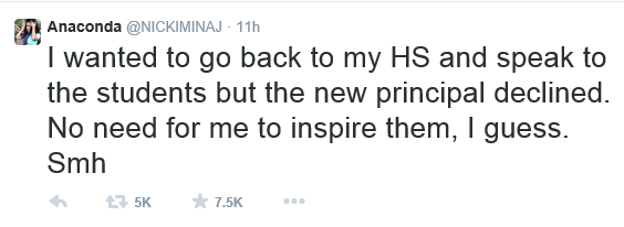 Why Nicki Minaj's High School was wrong to BAN HER  talking to Students