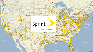 Sprint Dead Zones USA Map