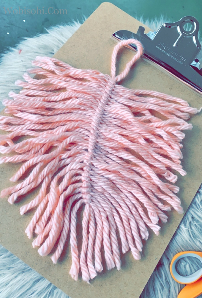 WobiSobi Yarn Feathers, DIY