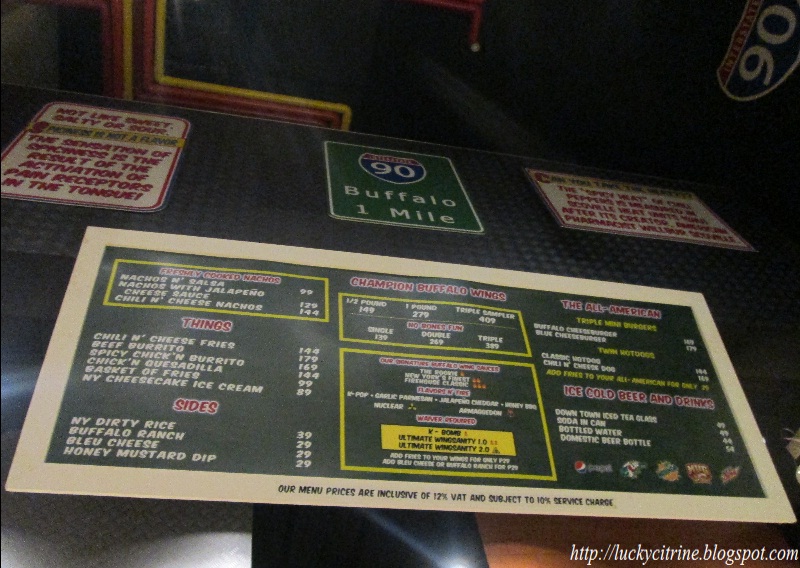 Lucky Citrine Buffalo's Wings N' Things, Banawe