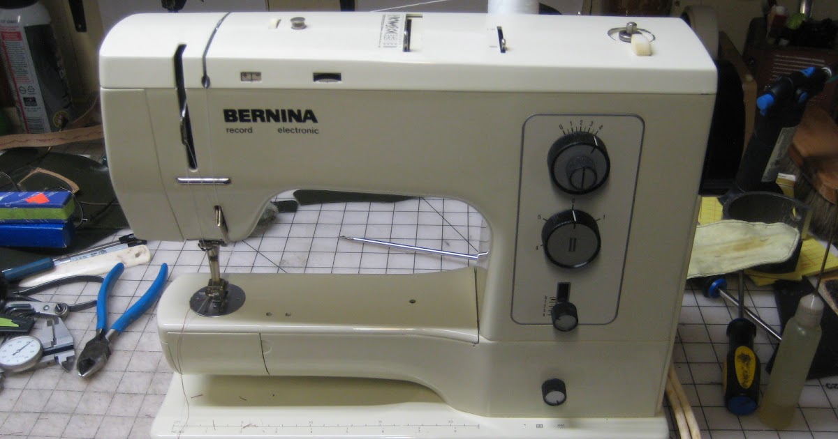 MI Vintage Sewing Machines: Bernina 830 Record Electronic (1979)