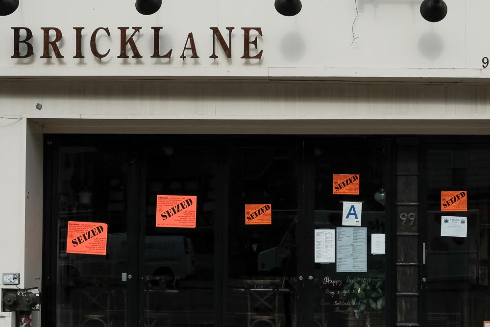 EV Grieve [Updated] The State of New York seizes Brick Lane Curry House on 2nd Avenue