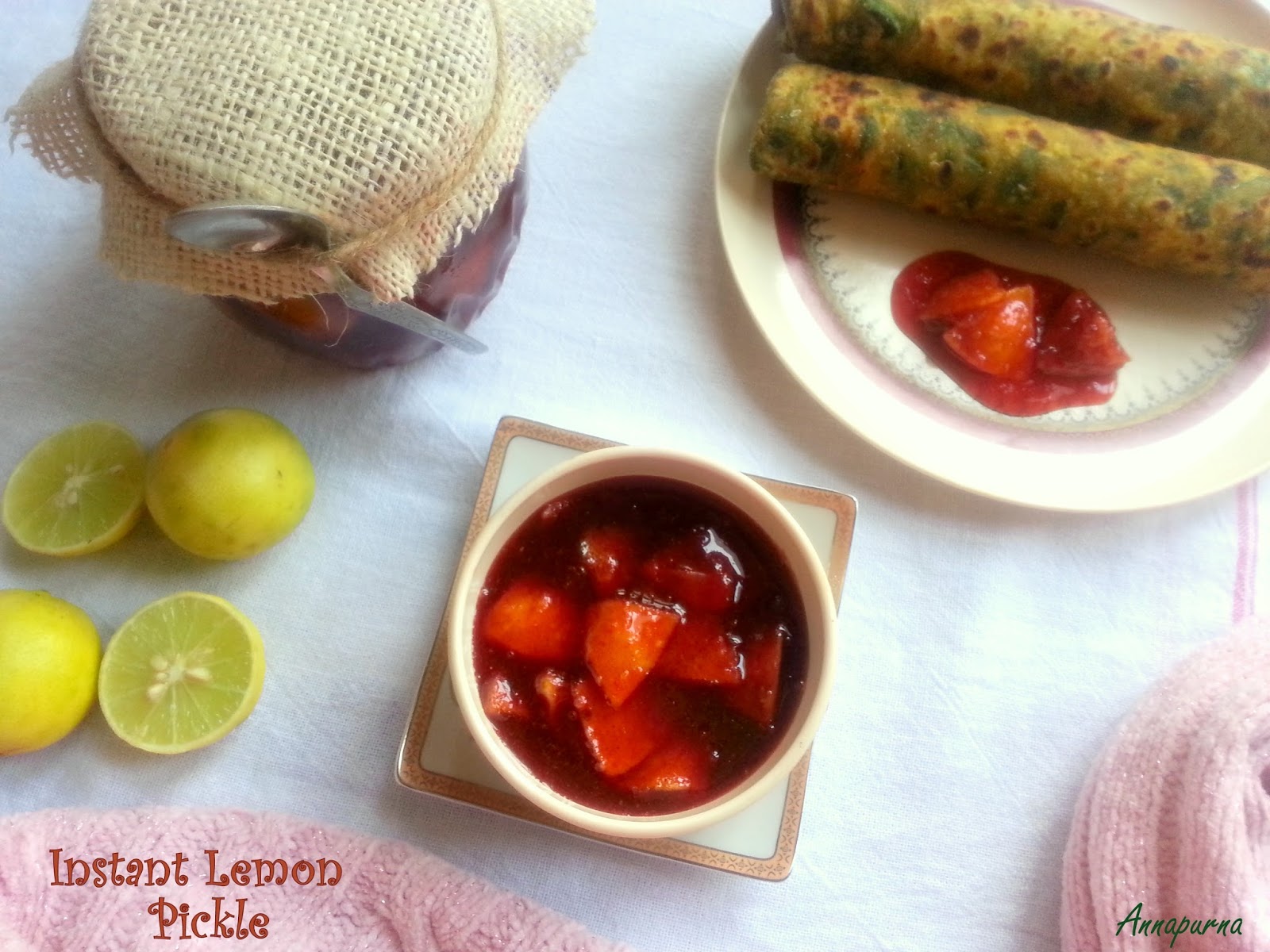 Annapurna Instant Lemon Pickle Recipe Without Oil