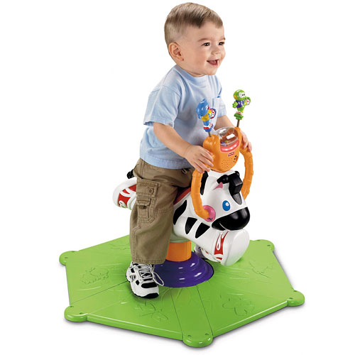 Fisher Price Bounce and Spin Zebra