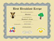 Best Breakfast Recipe Award