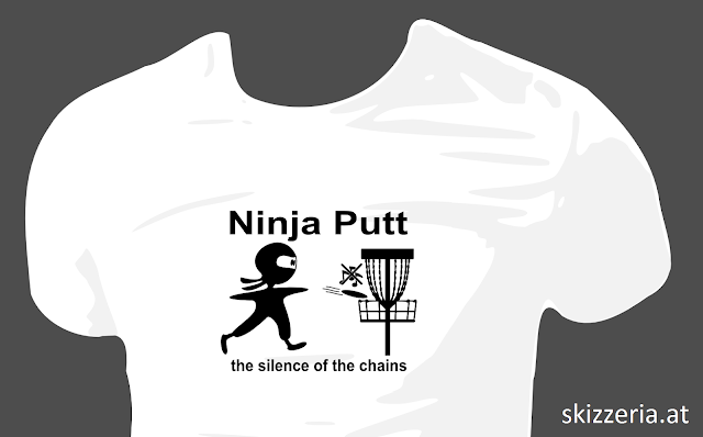 Disc Golf Ninja Putt - the silence of the chains