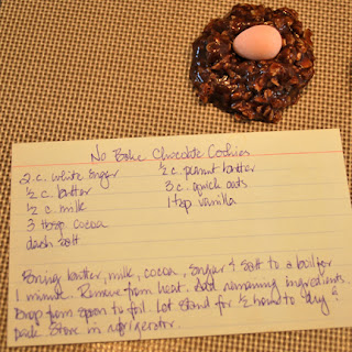 Easter Nest No-Bake Cookies: QuiltBee