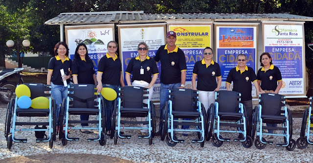 Iretama: Por meio do "Empresa Cidadã", Rotary Club entrega cadeiras de rodas