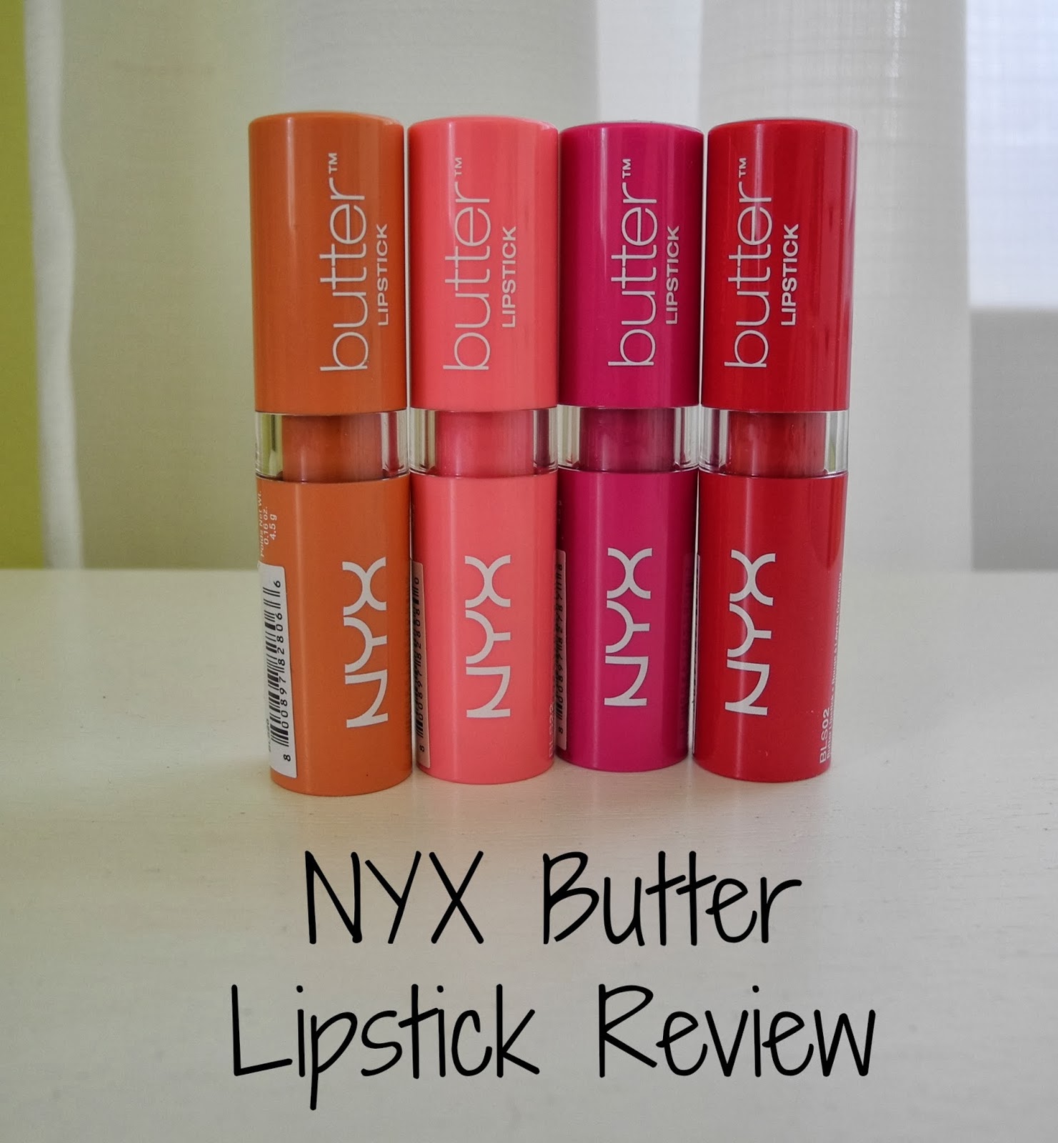 Shimmering Image Nyx Butter Lipsticks Review