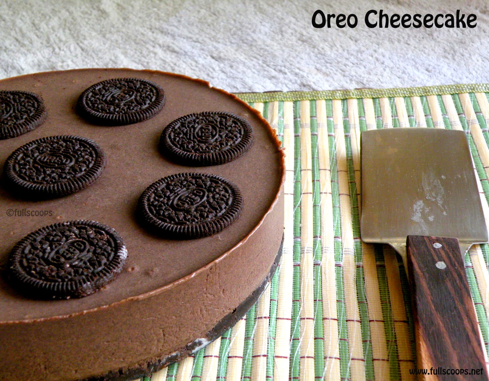 Oreo Cheesecake (No bake and eggless) ~ Full Scoops - A food blog with ...
