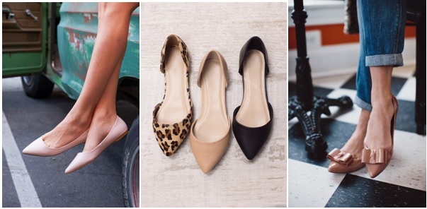 Pointed toe flat comes into fashion? 