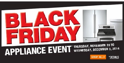 Canadian Daily Deals: Home Depot Black Friday Appliance Event