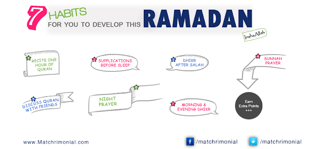 7 Habits To Develop In Ramadan - Ramadan 2017 Calendar 