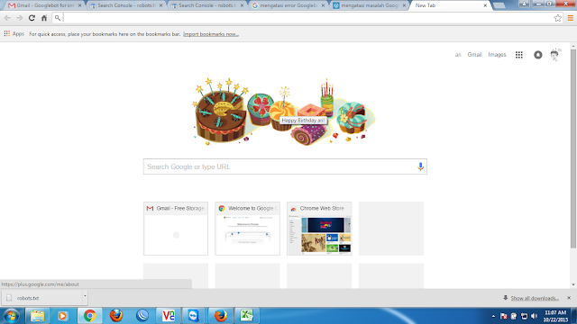 Selamat Ulang Tahun Dari Google Untuk Anda