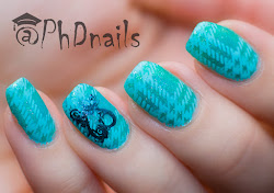 turquoise nails nail plaid aqua created amazing colors phdnails results phd dark