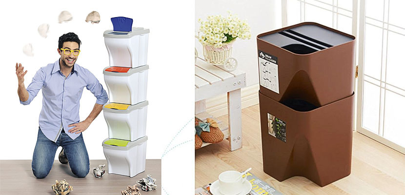 Marzua: Cubos de basura: ¿cómo organizar la basura en casa?