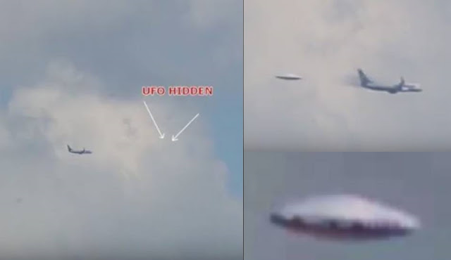 UFO News ~ UFO emerging from cloud formation plus MORE UFOs%2Bhidden%2Bclouds%2Bflying%2Bsaucers