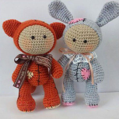 Beautiful Skills Crochet Knitting Quilting Amigurumi Baby Dolls in