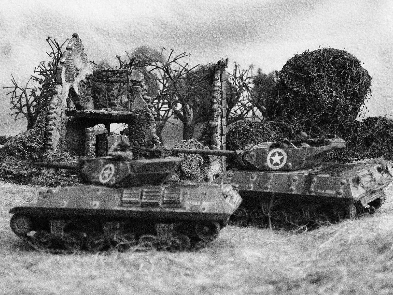 Volley Fire Painting : Warlord Games plastic M10 tank destroyer review