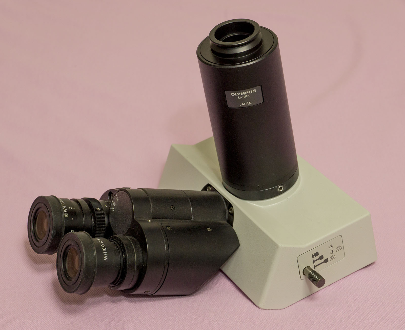 顕微鏡撮影機材：三眼鏡筒
