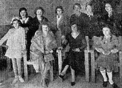 Participantes en el I Campeonato Femenino de Ajedrez Barcelona 1932
