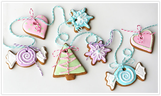 gingerbread cookie garland by glorious treats