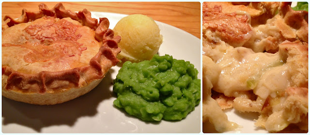 Pie and Ale, Manchester - three cheese, leek and potato