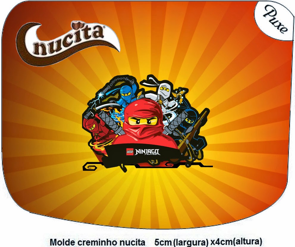 Free Printable Nucita Candy Bar Labels for a Ninjago.